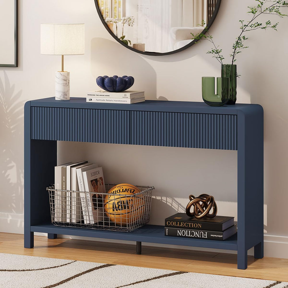 FATORRI Console Sofa Table for Entryway, 47.2 Inch Wood Hallway Tables for Li...