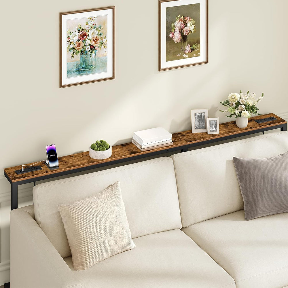 MAHANCRIS 78.7" Console Table with Adjustable Height(24.3"-32.7&quo...