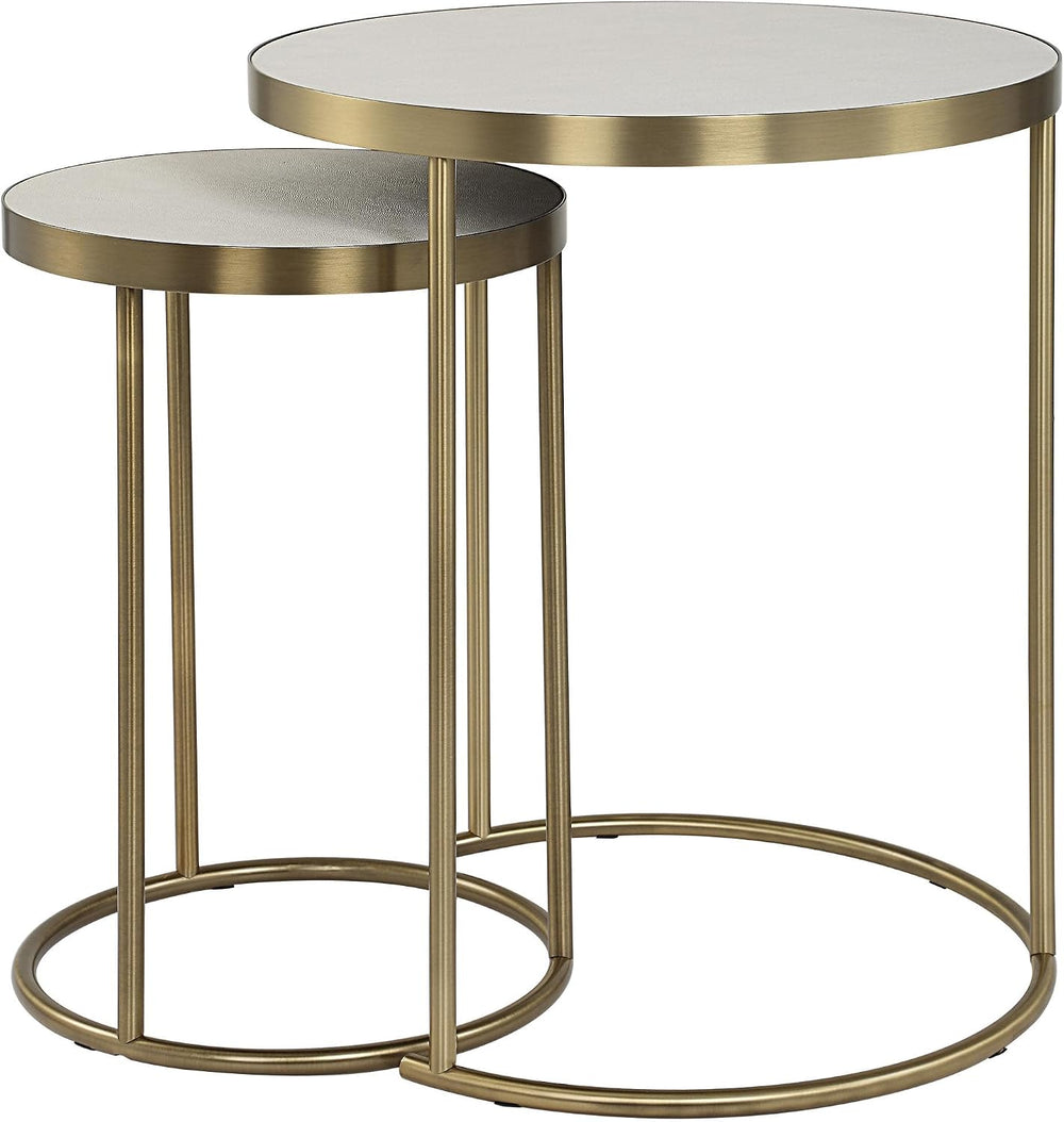 Uttermost 50007 Aragon - Nesting Table (Set of 2)-24 Inches Tall and 19.5 Inc...