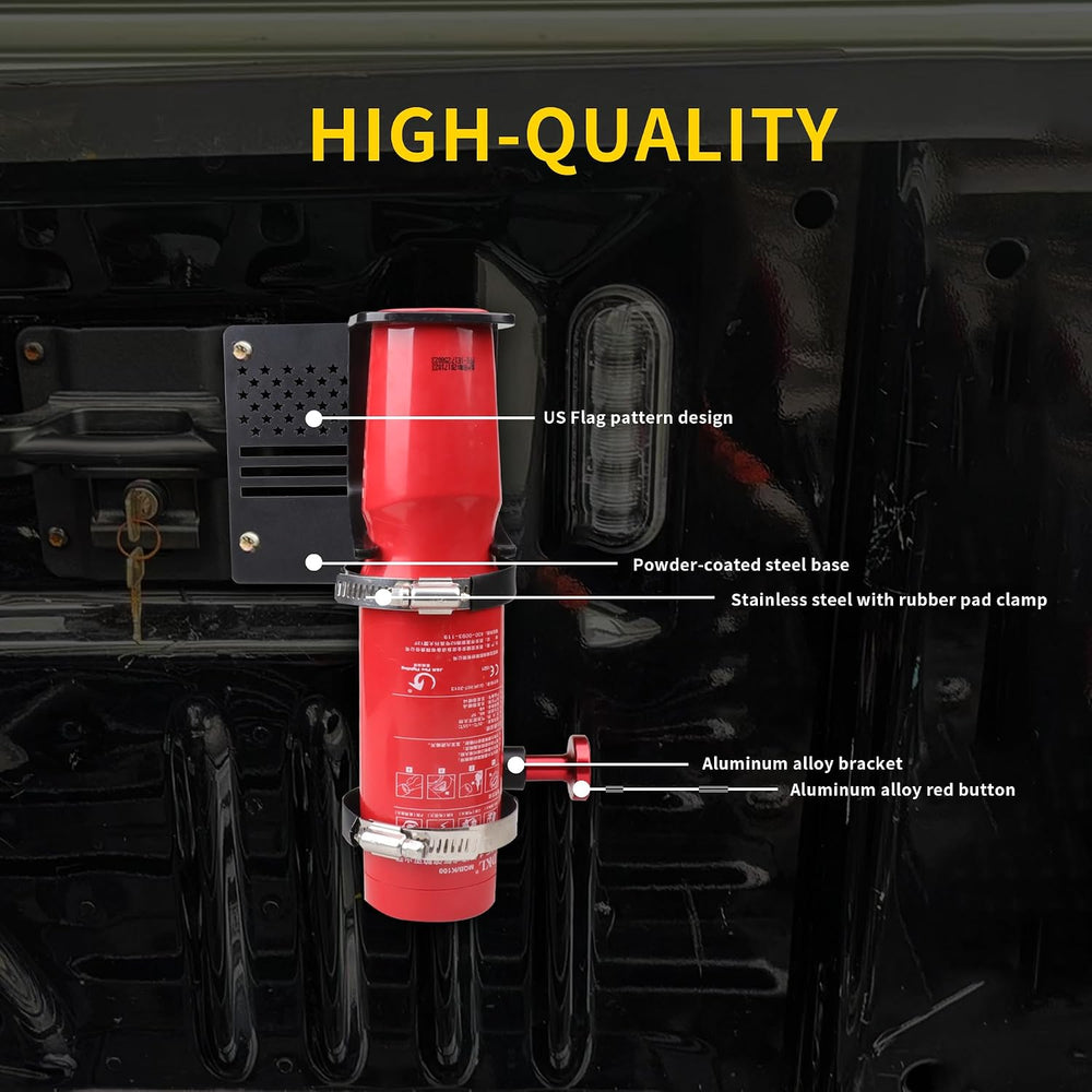 Quick Release Fire Extinguisher Mount Compatible with 2021 2022 2023 2024 202...