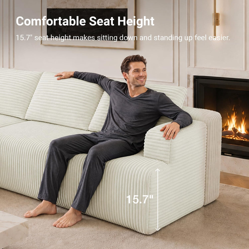 Avenco Modular Sectional Sofa, Couches for Living Room with Individually Wrap...