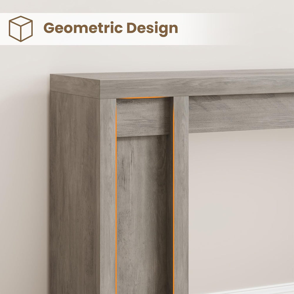 GarveeHome 70.9-Inch Farmhouse Hallway Console Table - Long Sofa Table Behind...