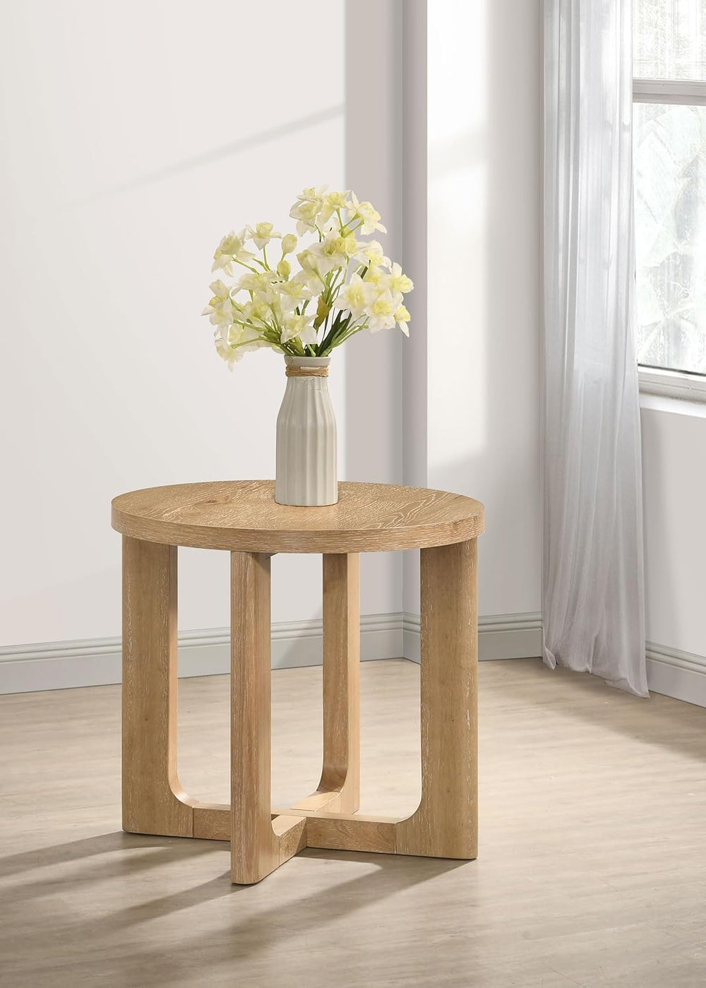 Coaster Home Furnishings - Kessler - Wood - End Table with Circular Surface, ...