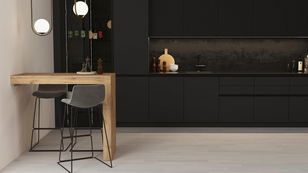 Mobili Fiver, Evolution Kitchen Peninsula 47.2 x 23.6 in, Rustic Oak, Made in...