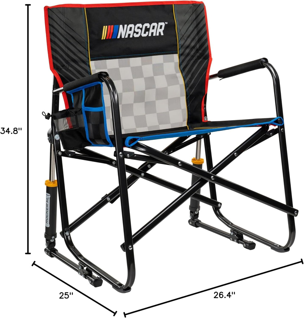 GCI Outdoor NASCAR Freestyle XL Rocker Camping & Sideline Sports Chair | ...