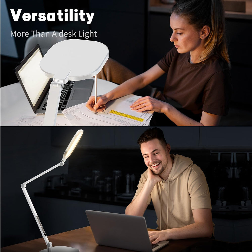 LitONES LED Desk Lamp for Home Office, Soft Edge-lit Design - Modern Style