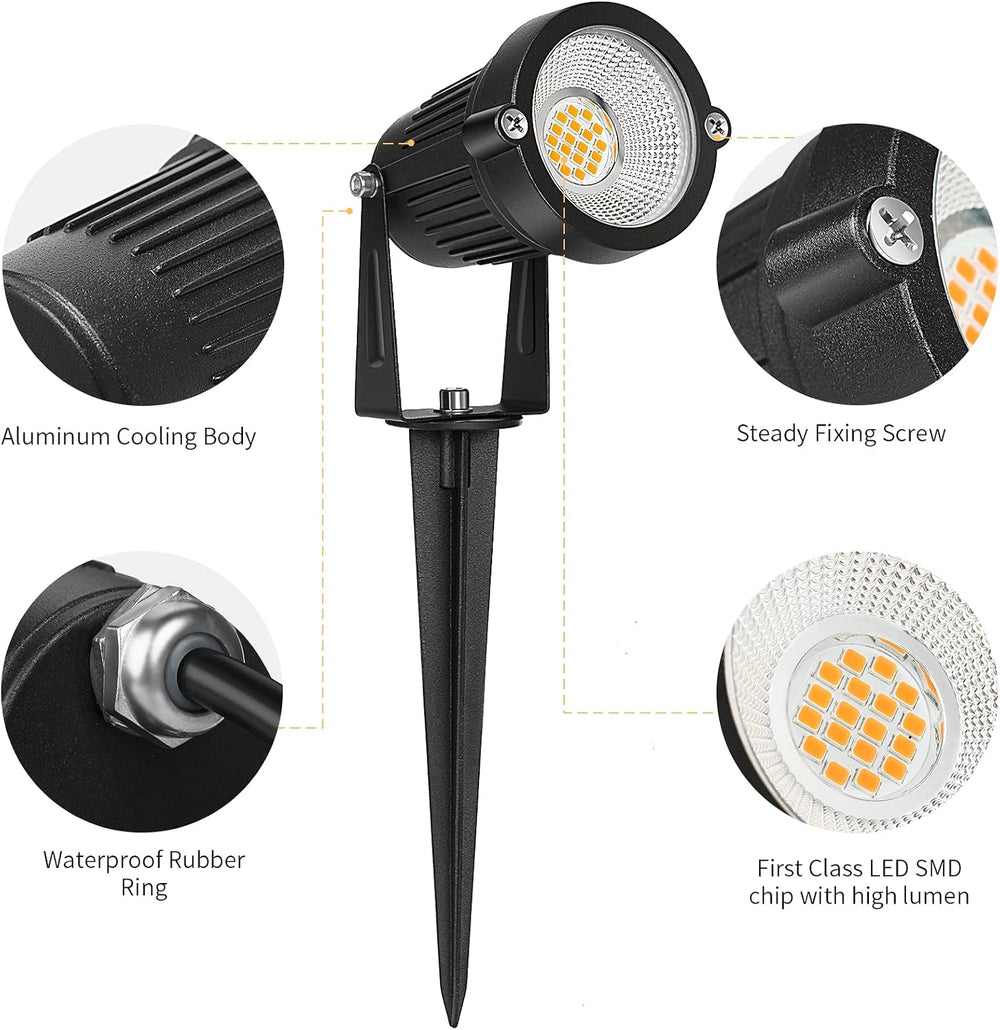 REEGOLD Low Voltage Landscape Lights Outdoor: 7W 700LM LED Landscape Lighting...