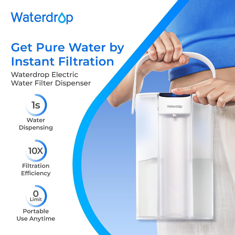 Waterdrop ED01W Electric Water Filter Pitcher, NSF/ANSI 42&53&401&...