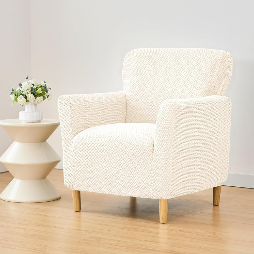 HAOYONG Banquet Armchair Slipcover Stretch Velvet Chair Covers 1-Piece Armcha...