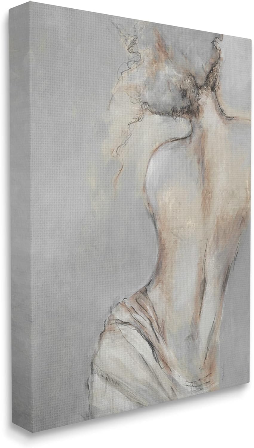 Traditional Nude Baroque, 24 x 30 Inch Canvas Wall Art