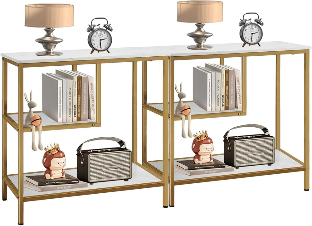 AT-VALY 3-Tier End Table,Nightstand for Living Room, Bedroom, Office, Bathroo...