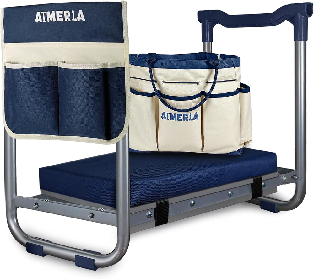 K5 Foldable Kneeler Seat - Heavy Duty (Detachable Cloud Kneeler Pad) - Garden...