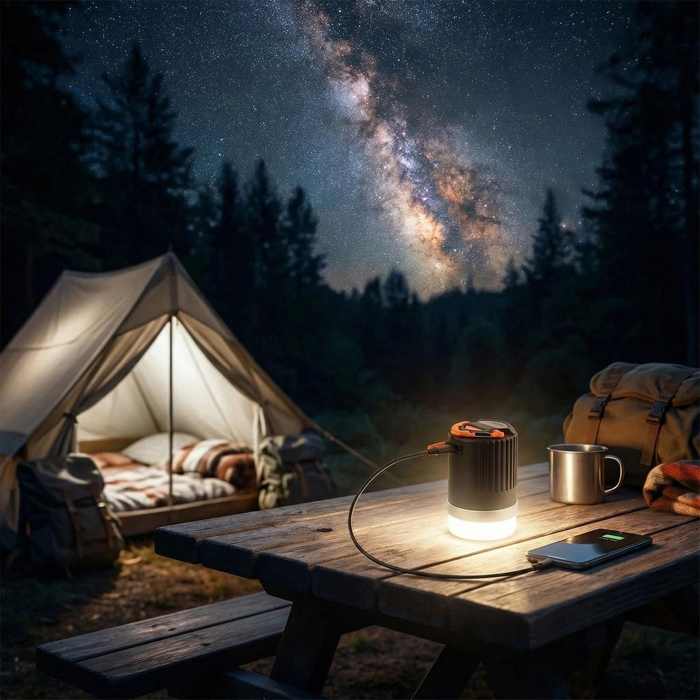 Camping Lantern for Power Outages IP65 Waterproof Camping Lights 10400mAh Por...
