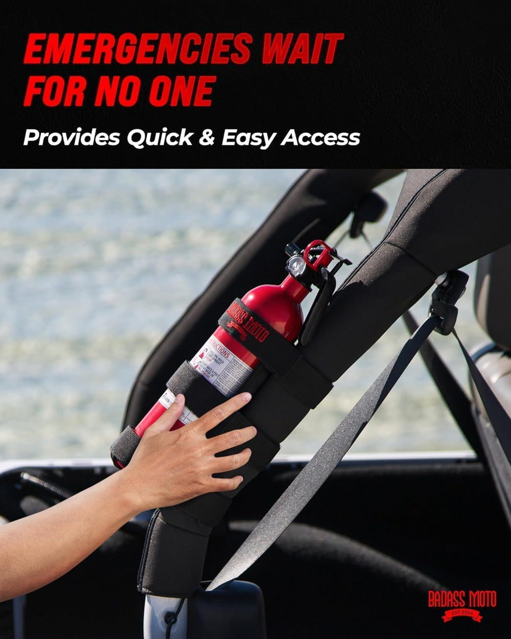 for Jeep Fire Extinguisher Mount for Jeep Wrangler or Bronco