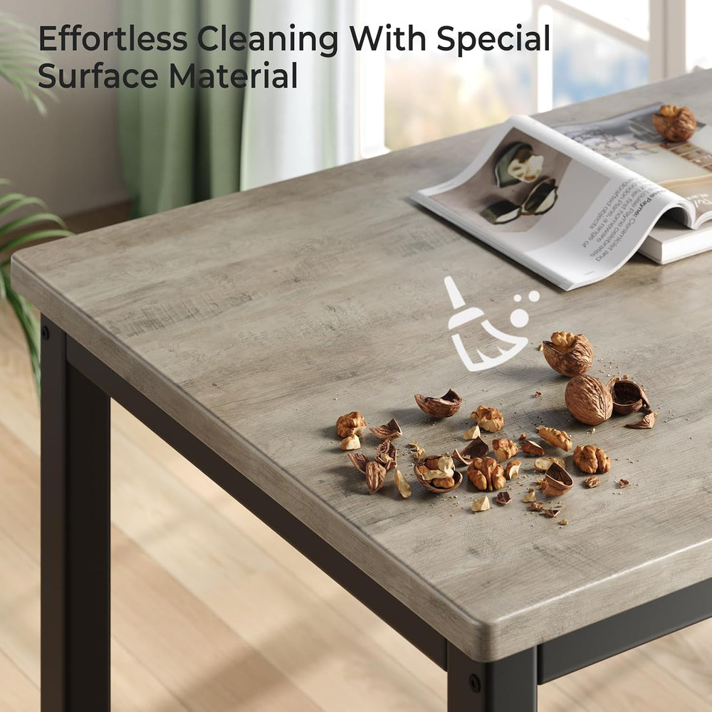 Tatub Dining Table Set for 4, 3-Piece Kitchen Table with 2 Benches, Space-Sav...