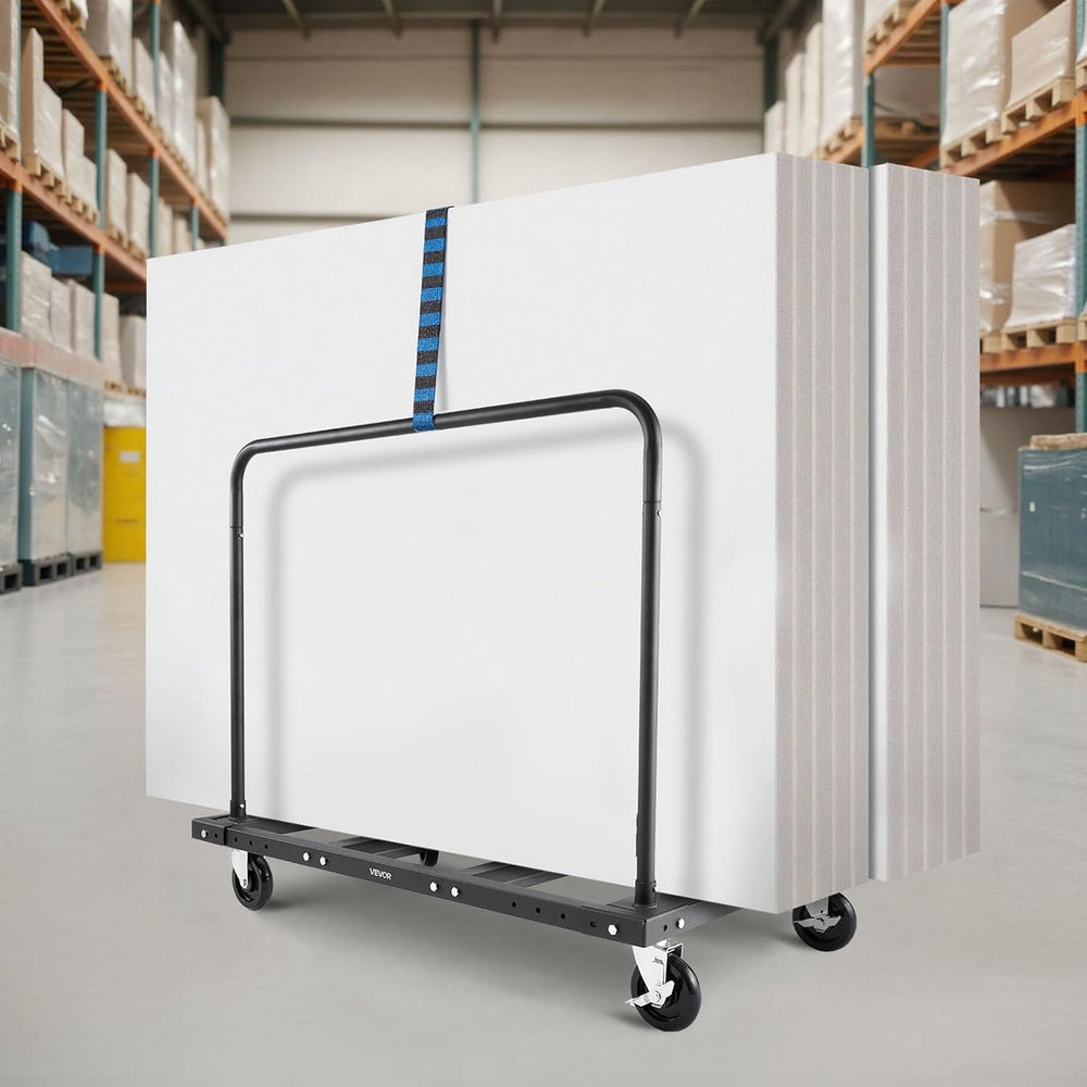 VEVOR Folding Table Cart, 1800 LBS Heavy Duty Table Trolley with 5" Swiv...