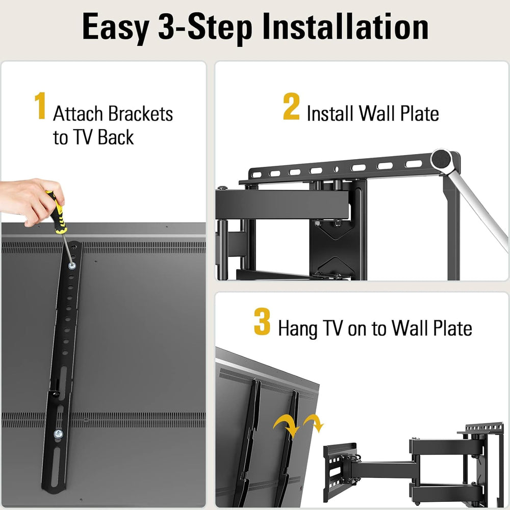 Mounting Dream TV Wall Mount for 32-65 Inch Television,Mount with Swivel and ...