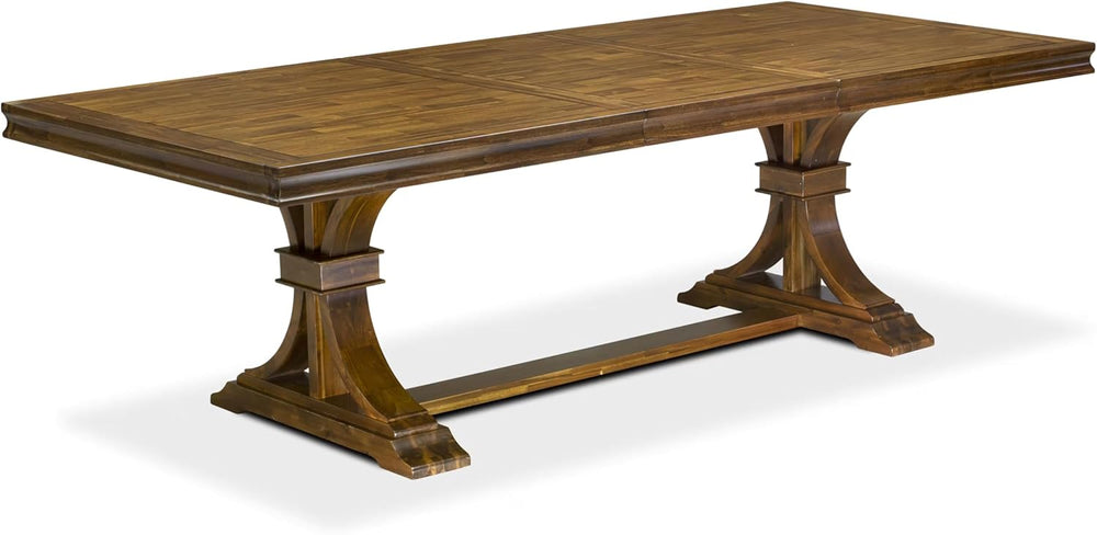 LET-AWA-TP - A Wooden Dining Table with Removable Rectangular Tabletop - Anti...