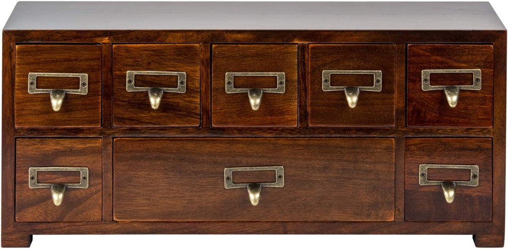 Label Holder Organizer Traditional Medicine Cabinet - Desktop Wide & Smal...