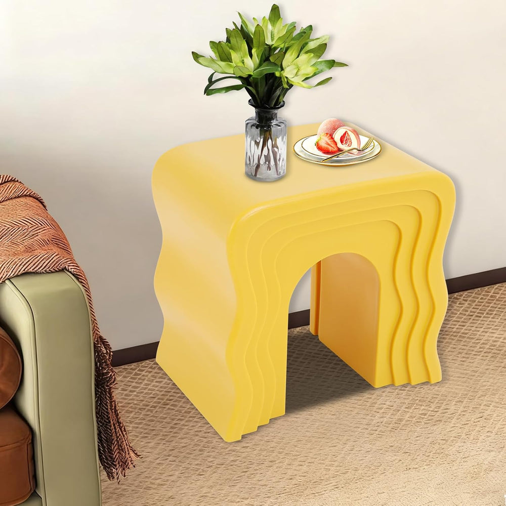 Heavy Duty End Table, 300KG Capacity Creative Coffee Table for Living Room Be...