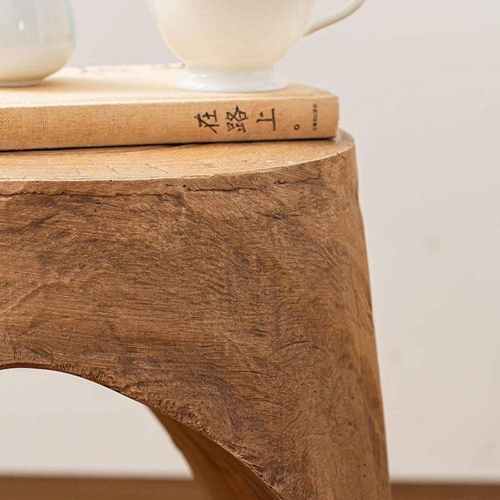 MGO Accent Side Table, Hollow Round-Shaped Decorative Accent Side End Table, ...