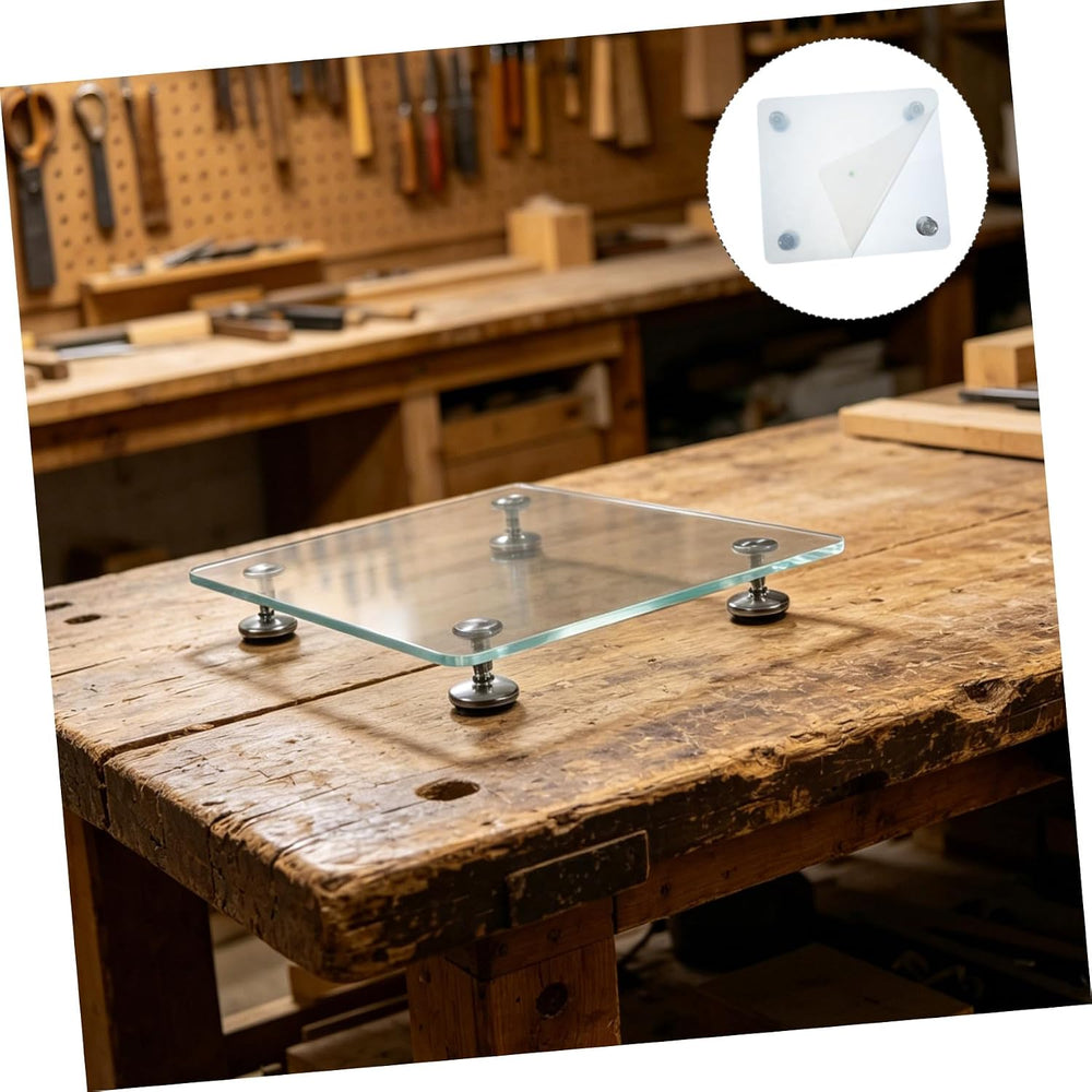 FOMIYES Adjustable Acrylic Resin Craft Leveling Table Platform Board for Epox...