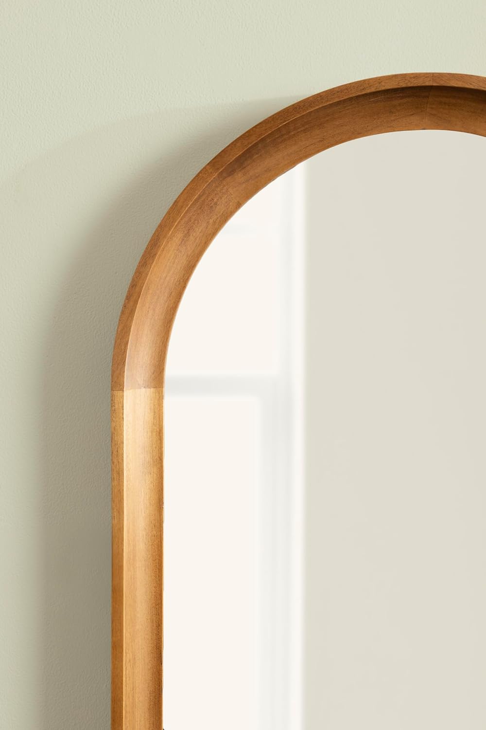 Kate and Laurel Hatherleigh 18x48 Modern Arched Full-Body Mirror for Wall