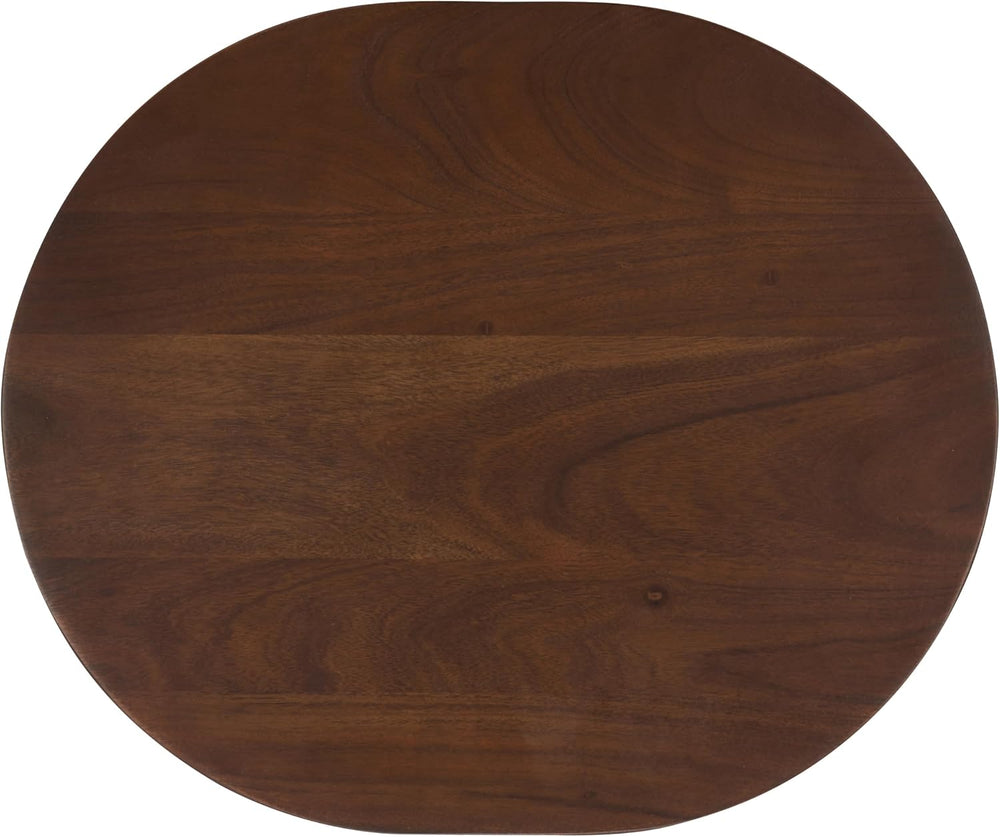 SAFAVIEH Home Collection – Zoro Round Wooden Stool, Brown Acacia Wood Accent ...