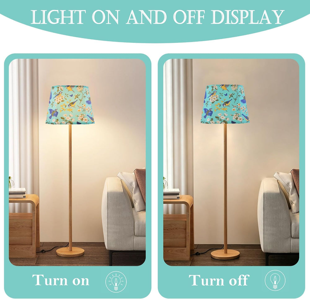 Fabric Lampshades,10 x13x 10in Square Cut-Corner Replacement Lampshade for Ta...
