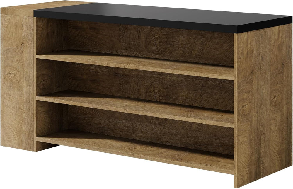 Tribesigns 55" Kitchen Island with Storage, Farmhouse 5-Tier Stationary ...