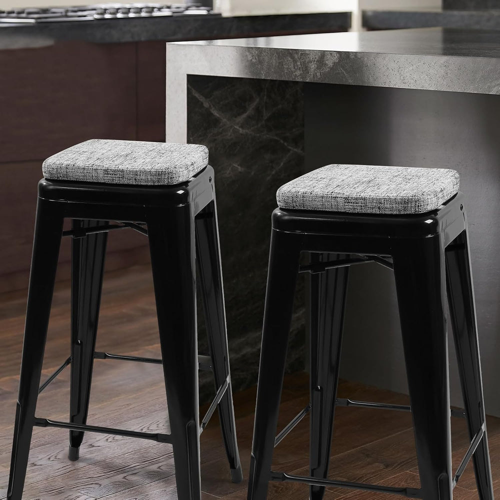 SINOSSO Magnetic Chair Pads for Metal Chairs Non-Slip, 11" Square Memory...