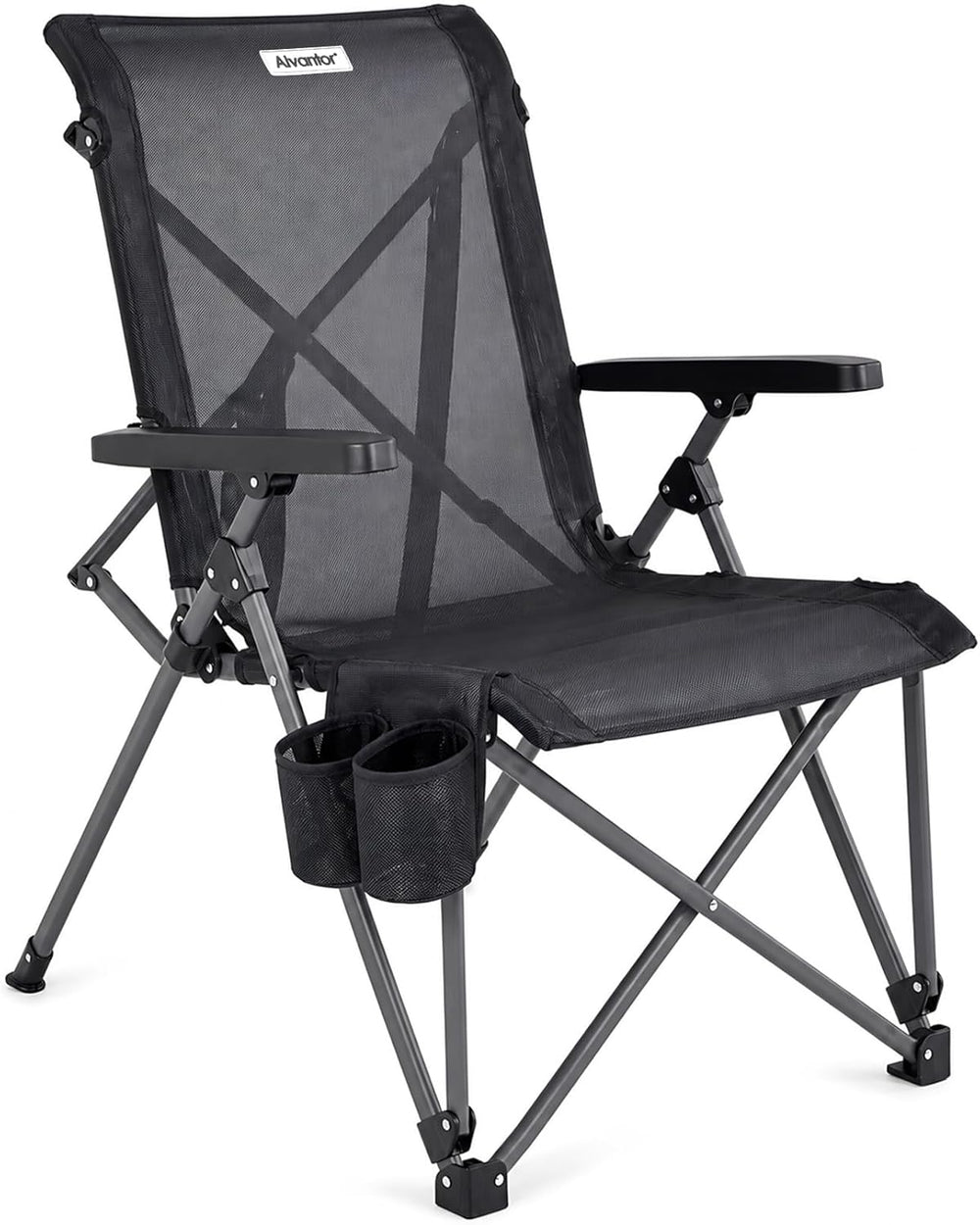 Alvantorยฎ Camping Chair, Full Mesh Folding Beach Chair Breathable High Back P...