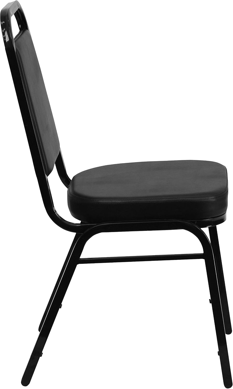 Flash Furniture Hercules Vinyl Banquet Chair, Black, 4-Pack