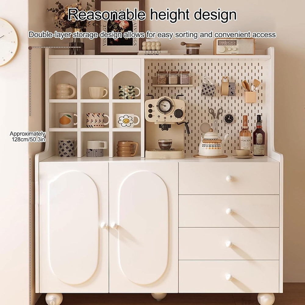 Kitchen Cabinet, Tall Pantry Cabinet, Versatile Cupboard for Dining Room, Far...
