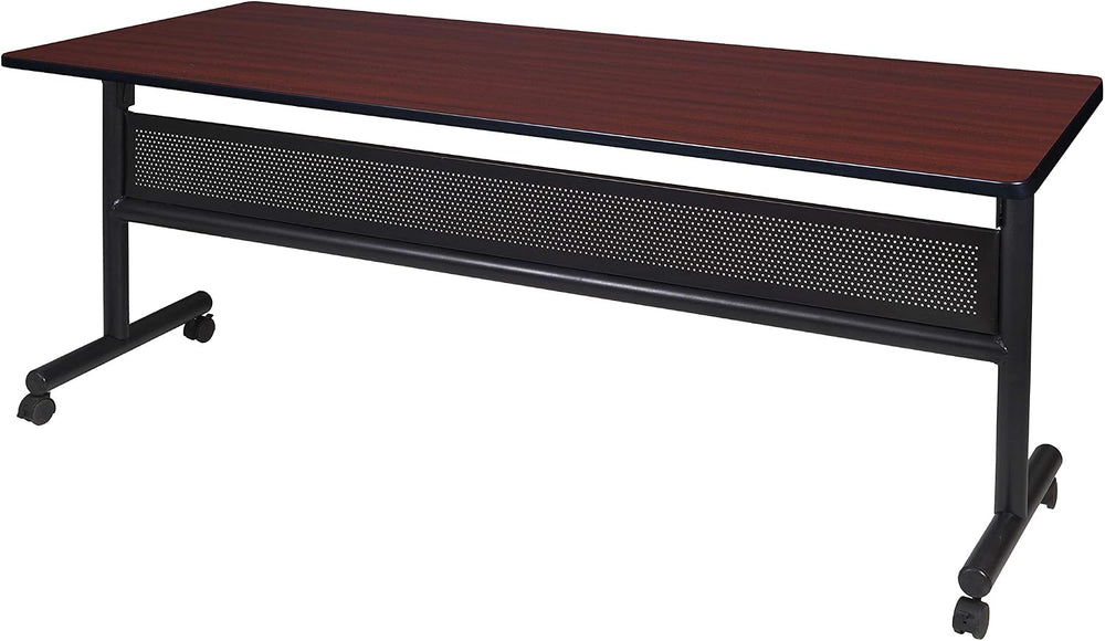 Romig Axis-Pro 72 x 24 in. Flip-Top Training Nesting Table w/Modesty Panel- M...