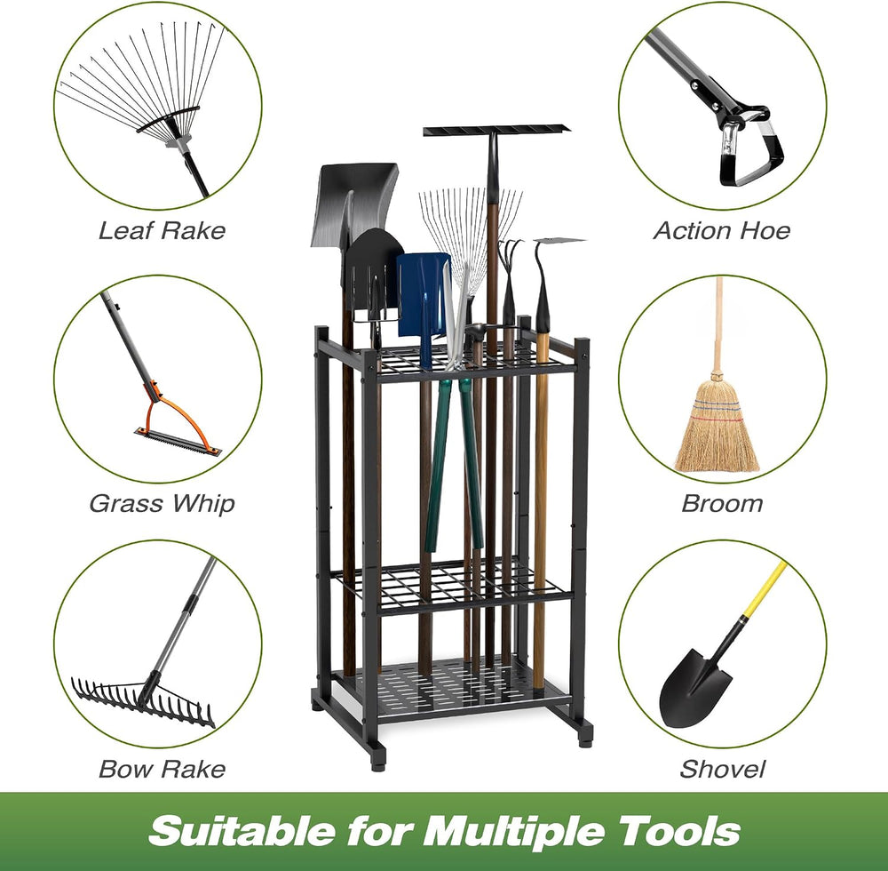 Garden Tool Organizer, Garage Tool Organizer & Garage Organization, Heavy...