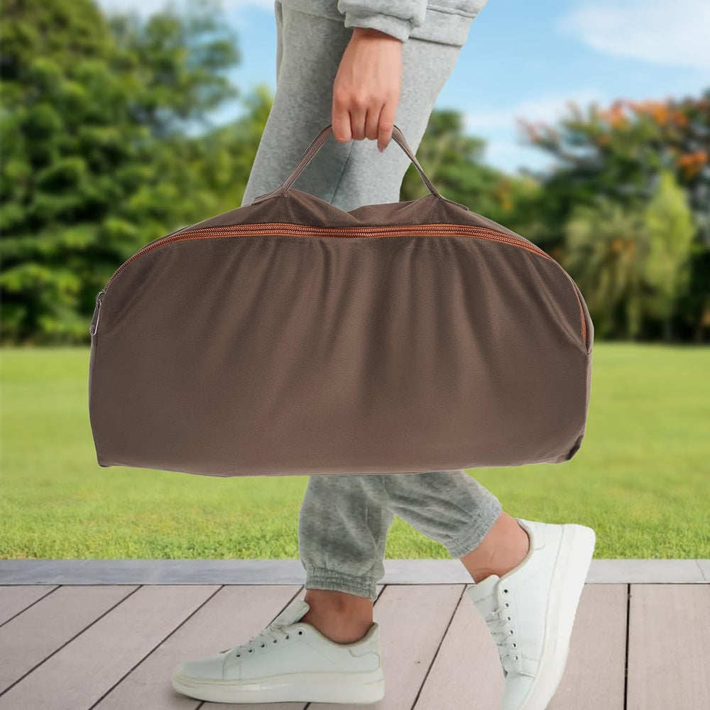 Coffee Brown Wooden Meditation Bench - Foldable & Ergonomic! Perfect for ...