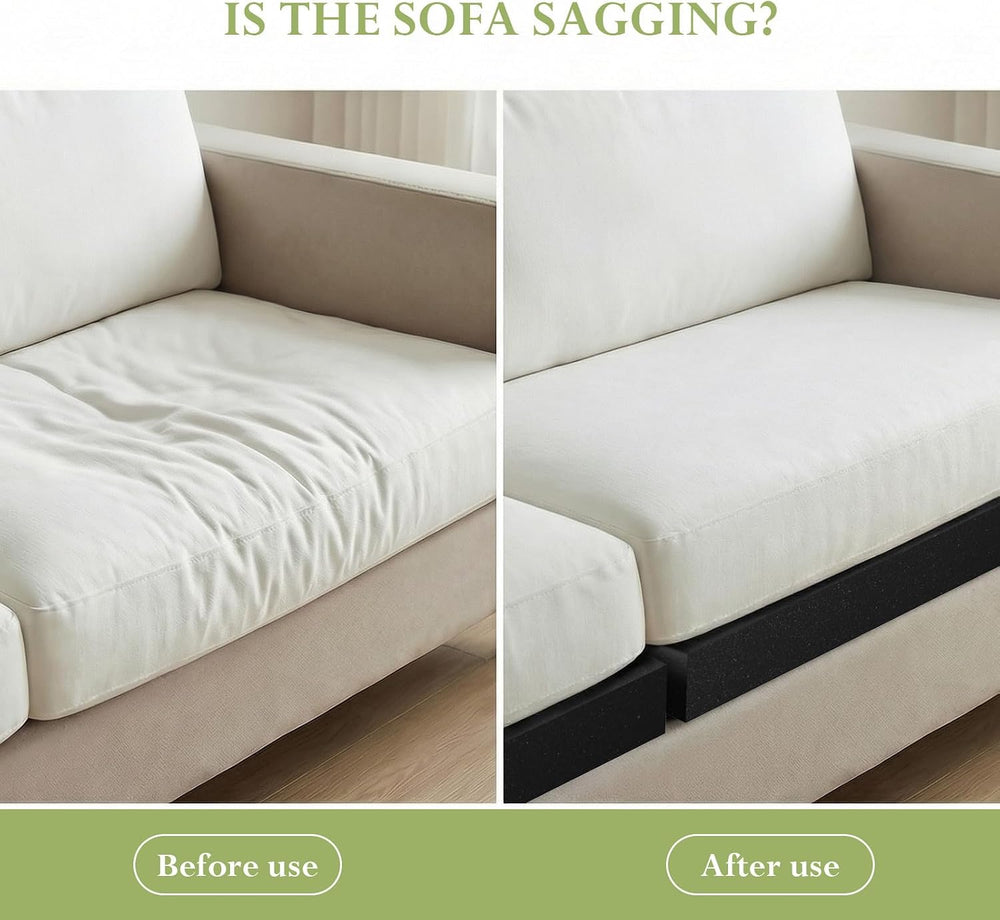 3 Pcs 45D Couch Cushion Support 22" x 22" x 2.4" Couch Cushion...