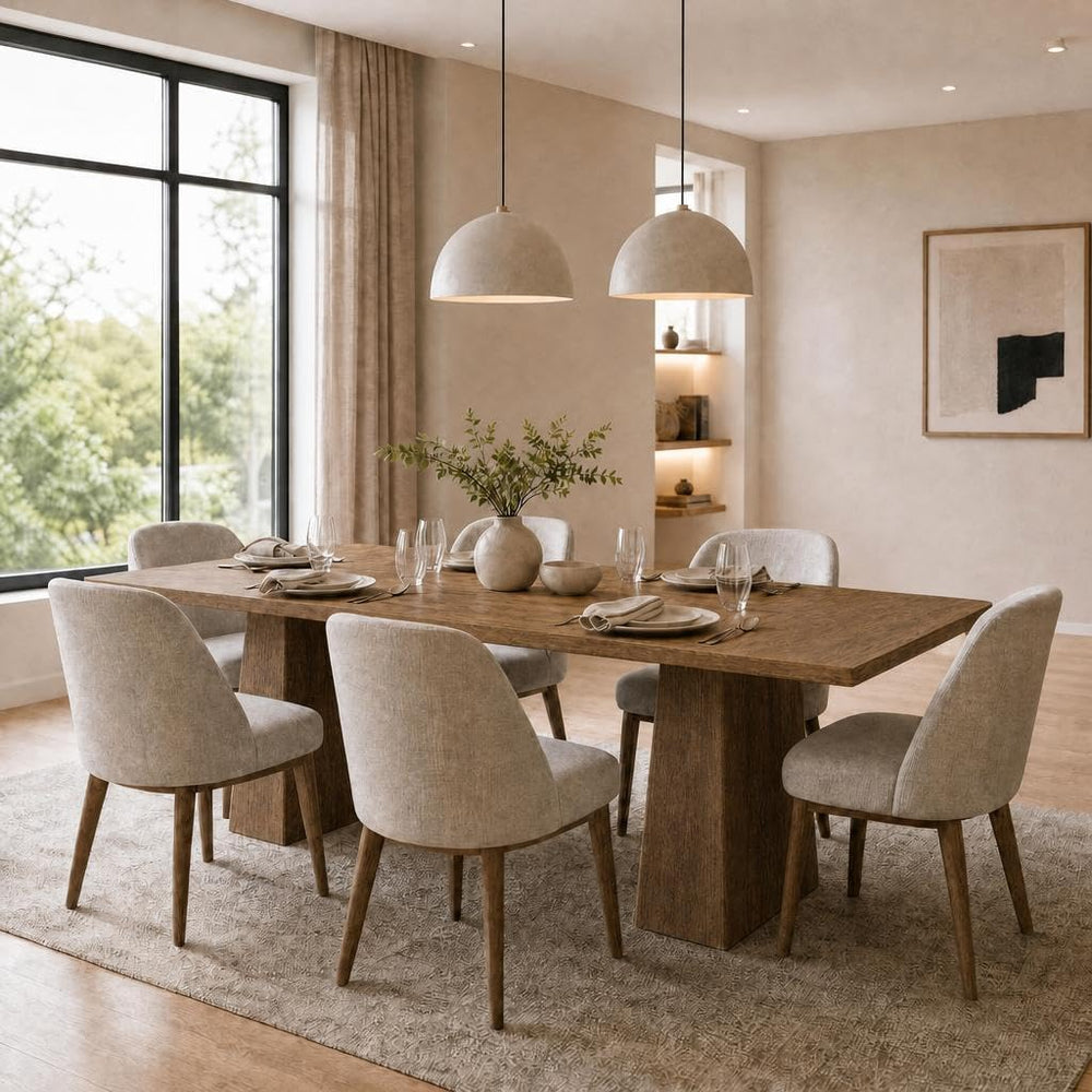 71 Inch Rectangular Dining Table, Wooden Kitchen Table with Sturdy Heavy Duty...