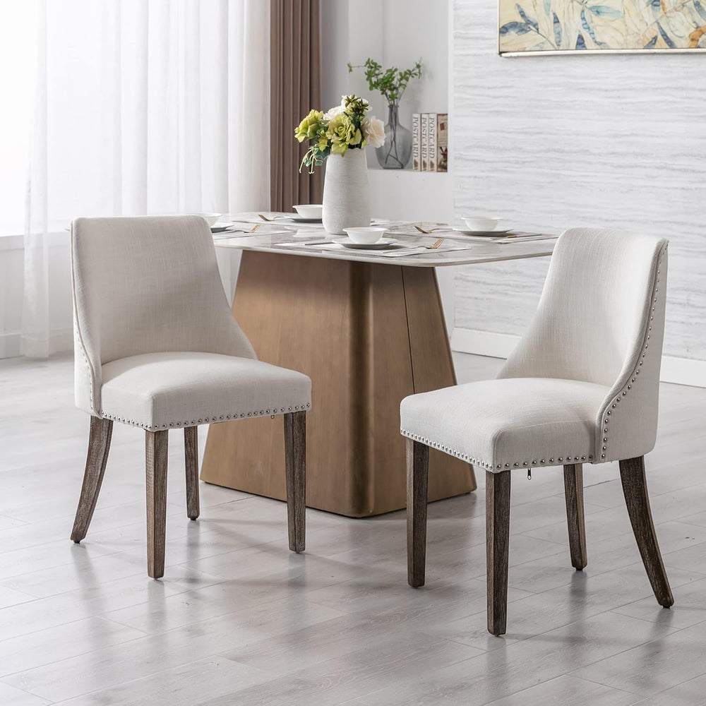 chairus Dining Chairs Set of 4 Mid Century Modern Living Room Chairs with Woo...