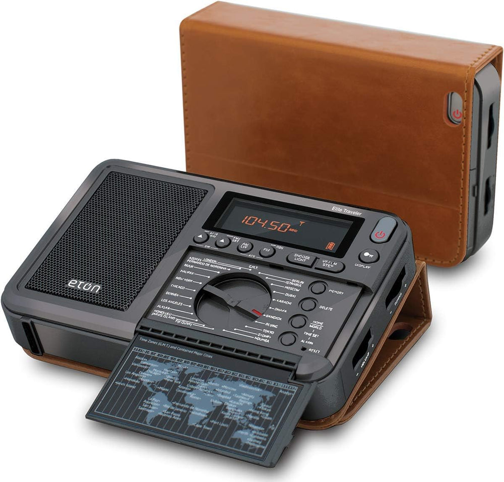 Eton Elite Traveler AM/FM, Longwave, Shortwave Radio with RDS, World Clock, 5...