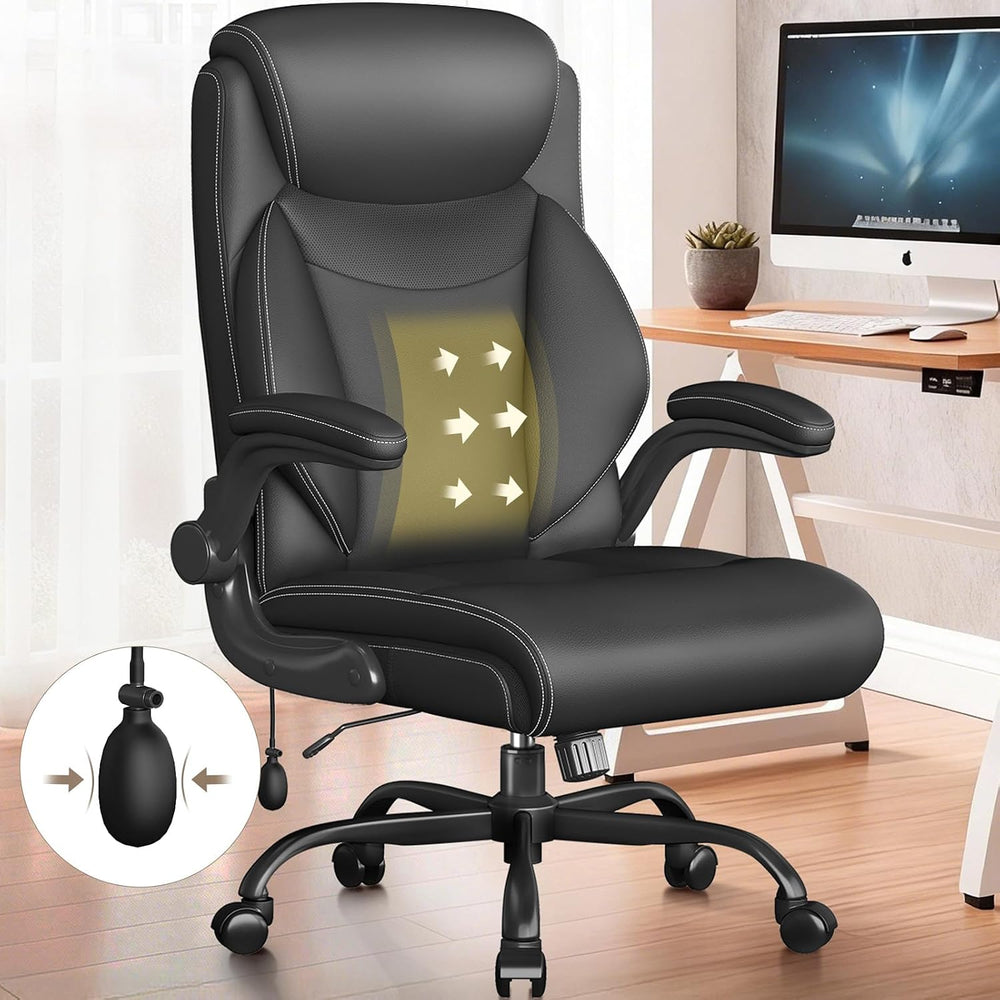 Ergonomic Office Chair, Big and Tall Office Chair, Executive Chair- Padded Le...