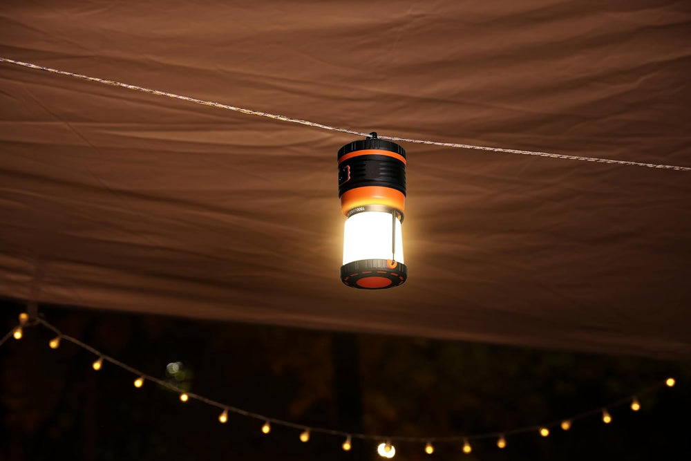 LED Camping Lantern Rechargeable, 1800LM, 4 Light Modes, 4400mAh Power Bank, ...