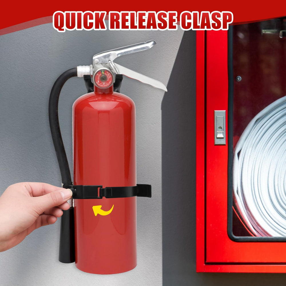 2pcs Home Fire Extinguisher Mount Bracket, 5 LB Metal Truck Fire Extinguisher...