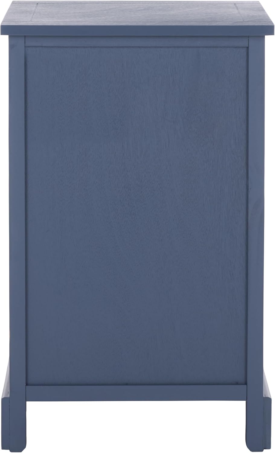 SAFAVIEH Furniture - Carrie 3-Shelf Side Table - Blue - Solid Wood - Farmhous...