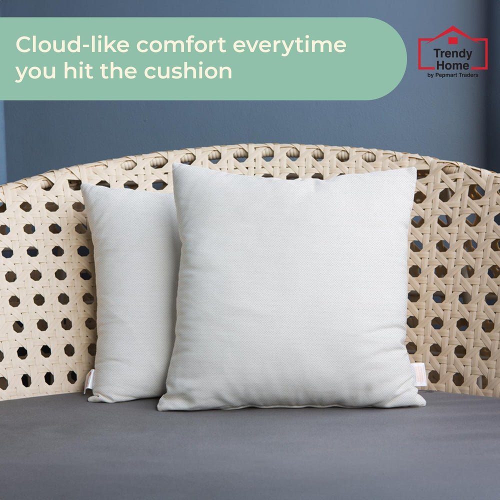 Trendy Home 20x20 Throw Pillow Insert (Set of 4, White) Bed and Couch Pillows...