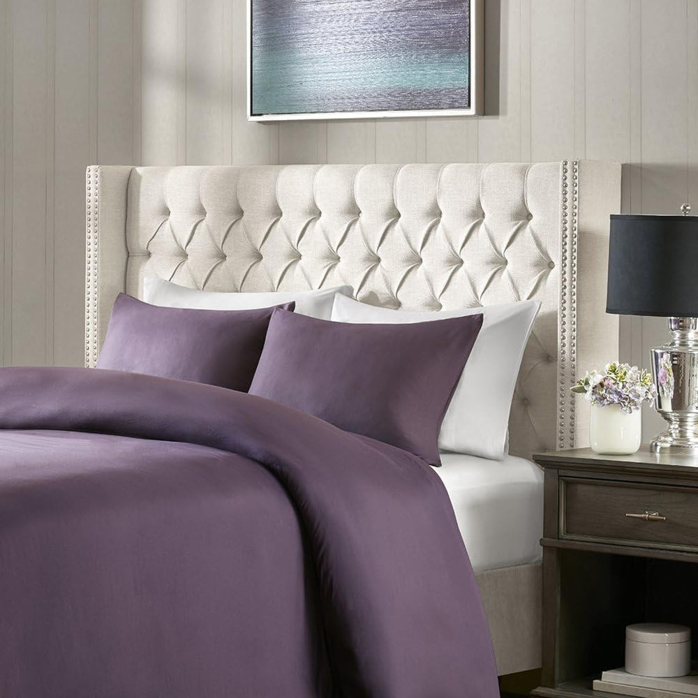 Upholstered Queen Headboard, Cream