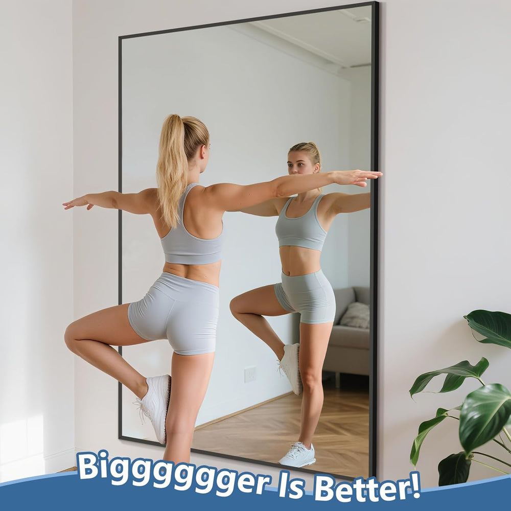 MirrMuse Large Mirror Full Length 72"X44",Oversized Floor Mirror wi...