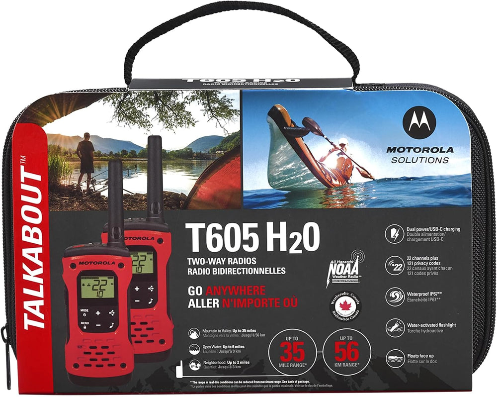 Motorola Solutions, Portable FRS, T605_H2O, Talkabout, Two Way Radios Waterpr...