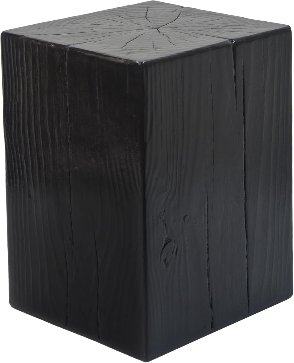 H18'' Square Side Table End Table for Living Room, Modern Farmhouse C...
